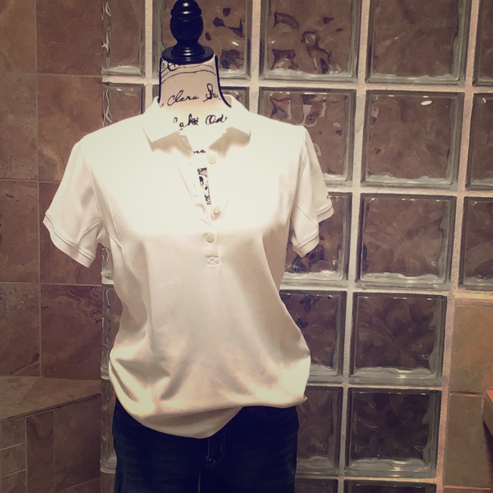 Columbia Collared short sleeve, white